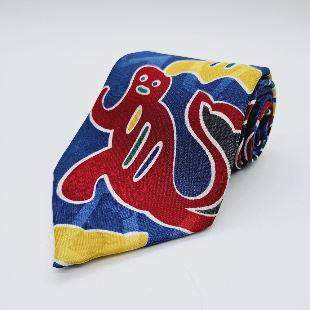 DA VINCI | 100% silk colourful neck tie